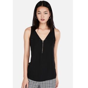 Express black zip tank